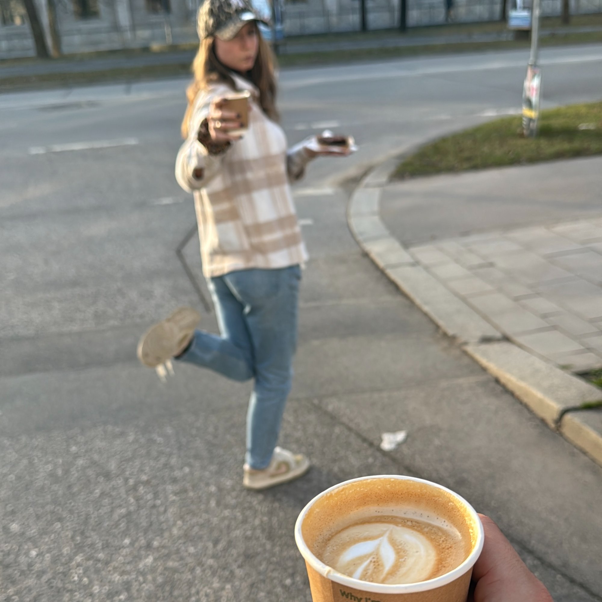 Markus and Vanessa exploring European coffee culture while building Cafe on the Roast