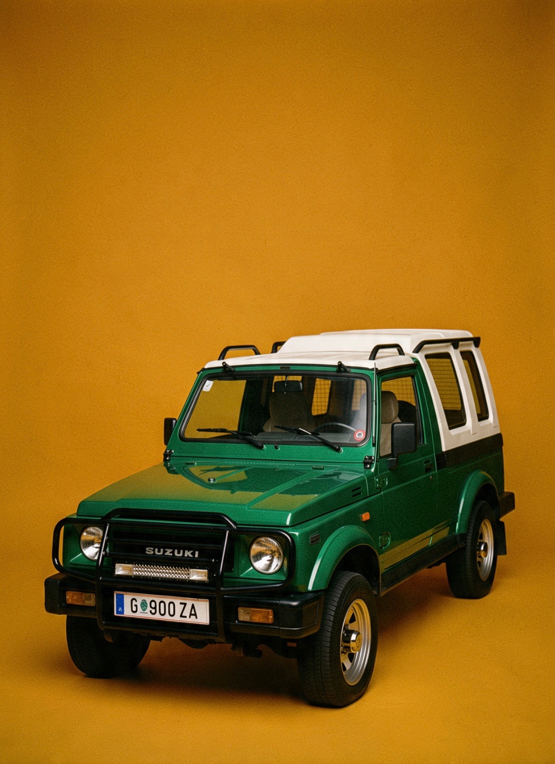 The Cafe on the Roast Suzuki Samurai during the current buildout, view 2